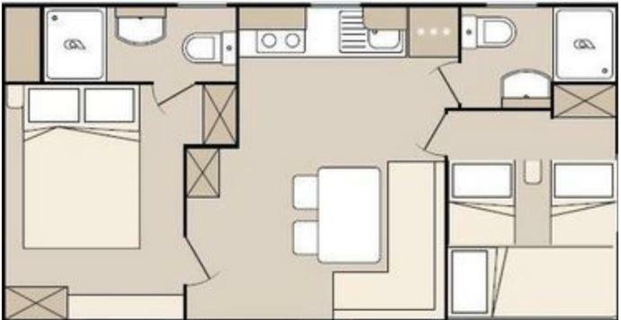 Mobile Homes Crystal Biograd Na Moru Dış mekan fotoğraf